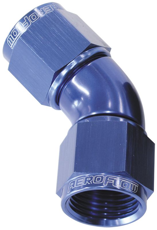 Aeroflow 12An 45 Deg Swivel Coupler AF563-12