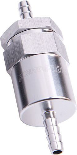 Aeroflow Billet Fuel Filter 1 2 Barb AF610-08S