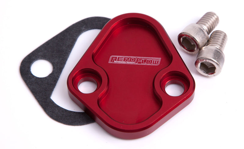 Aeroflow Billet Fuel Pump Block Off AF64-2027R