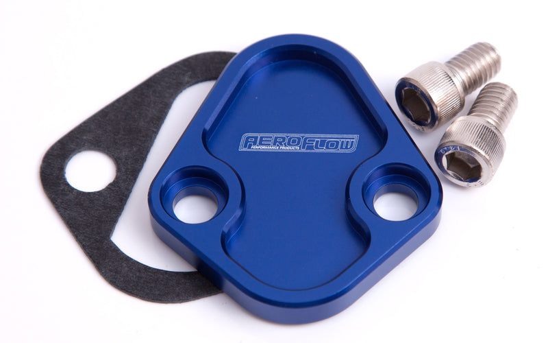 Aeroflow Billet Fuel Pump Block Off AF64-2027