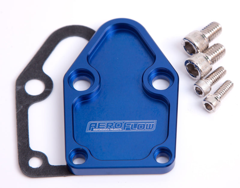 Aeroflow Billet Fuel Pump Block Off AF64-2028