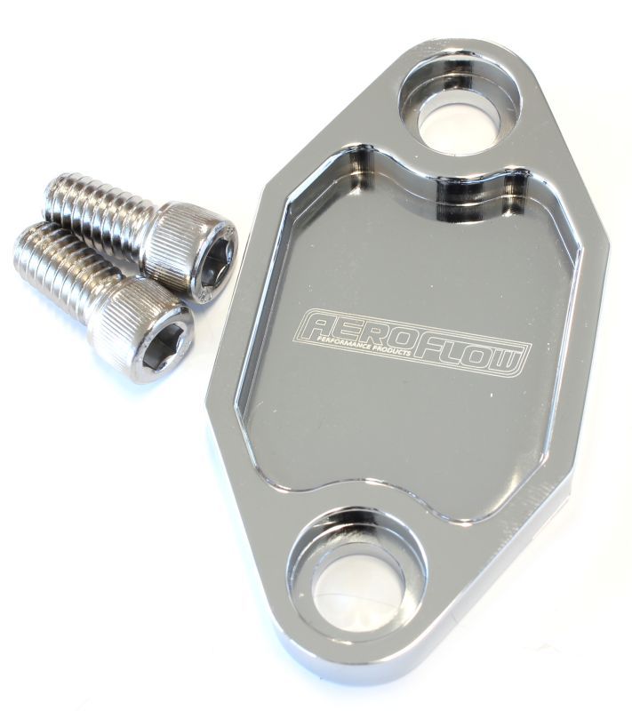 Aeroflow Billet Fuel Pump Block Off AF64-2029C