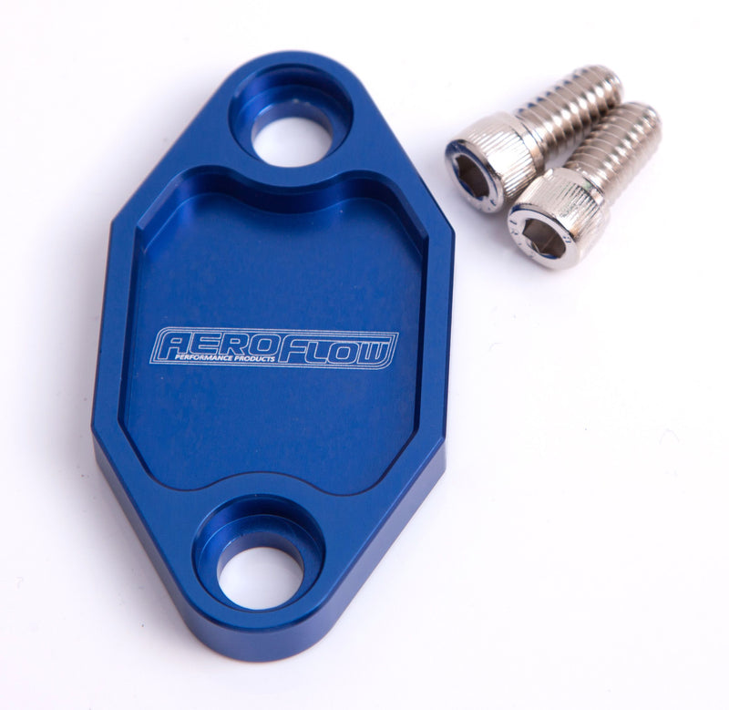 Aeroflow Billet Fuel Pump Block Off AF64-2029