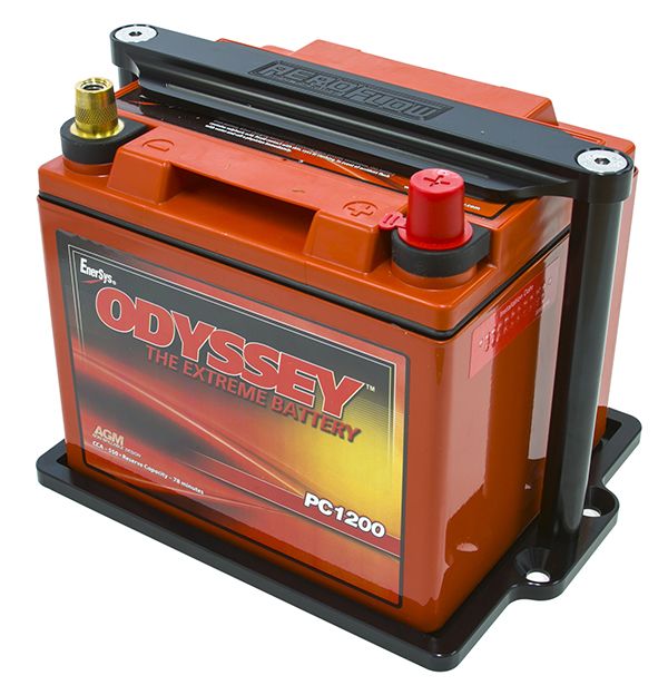 Aeroflow Battery Hold Down Tray AF64-2102BLK