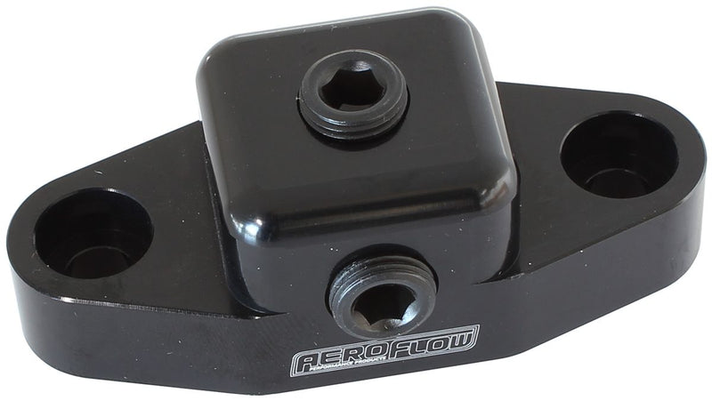 Aeroflow Gm Ls Oil Port Adapter Allows AF64-2189BLK