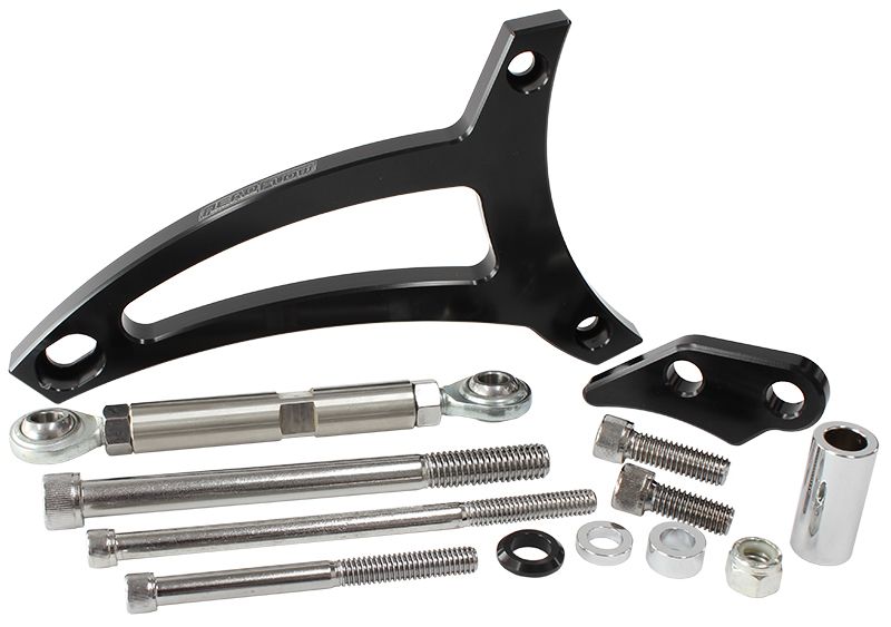 Aeroflow Black Alternator Bracket AF64-4005BLK