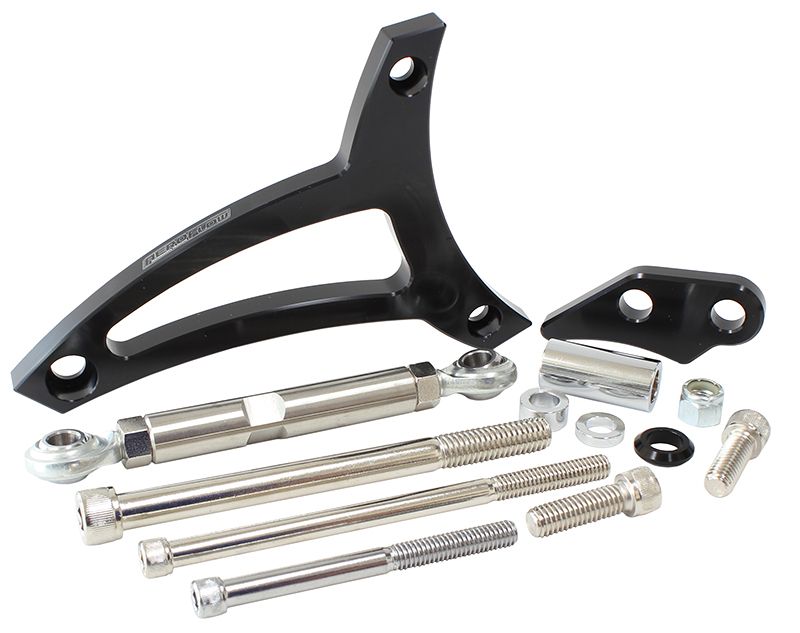 Aeroflow Black Alternator Bracket AF64-4007BLK