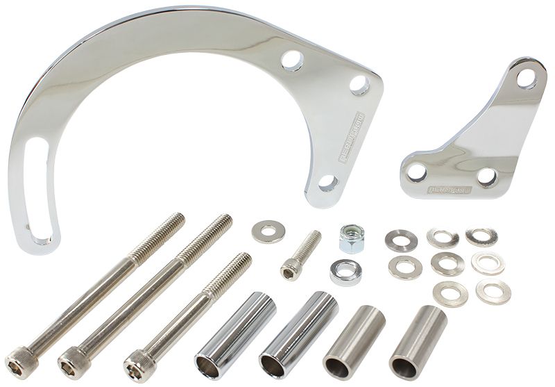 Aeroflow Low Mount Alt Bracket Chrome AF64-4010