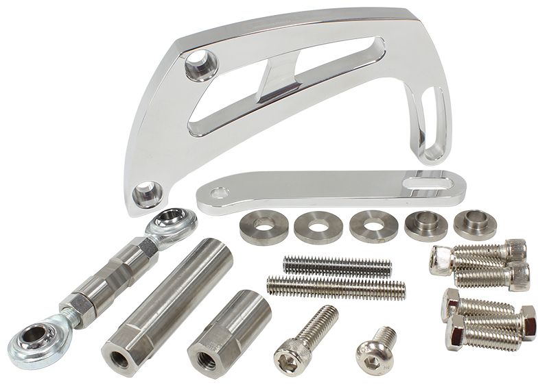 Aeroflow Billet Power Steer Bracket S B AF64-4011