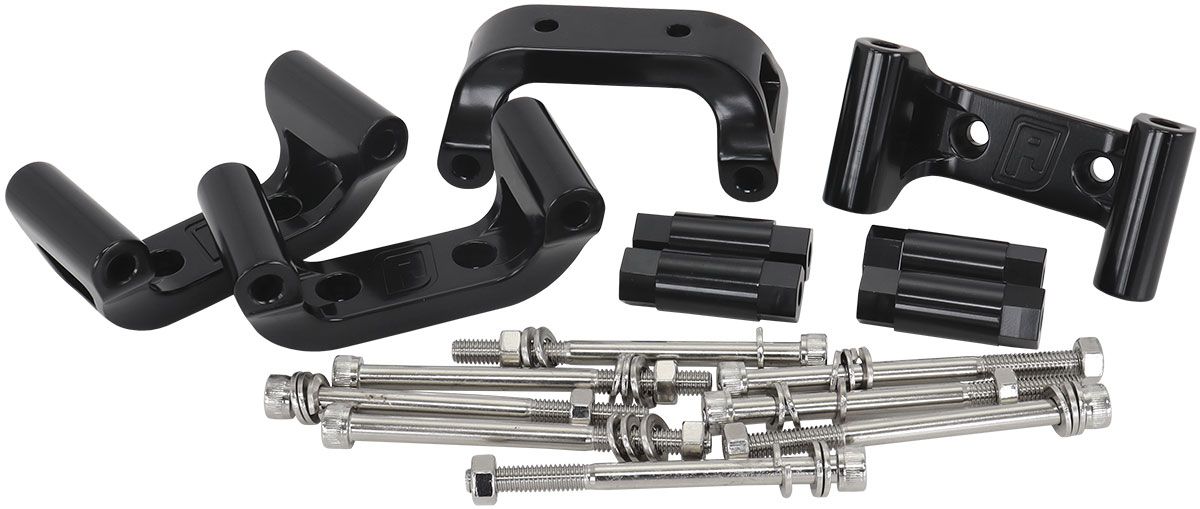 Aeroflow Chev Ls2 Ls3 Ls7 Coil Mounts AF64-4034BLK