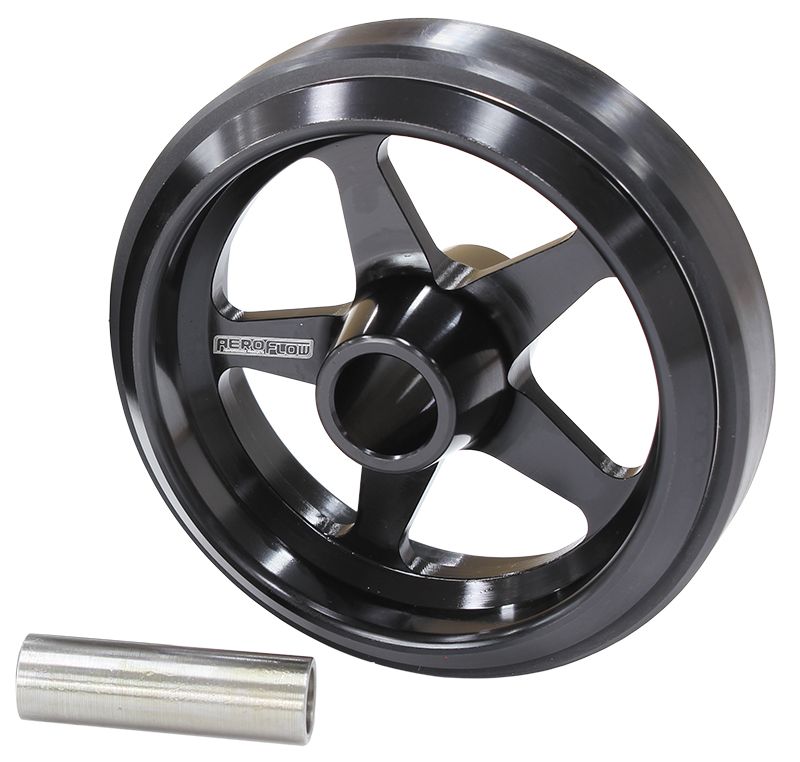 Aeroflow Billet Wheelie Bar Wheel AF64-4360BLK