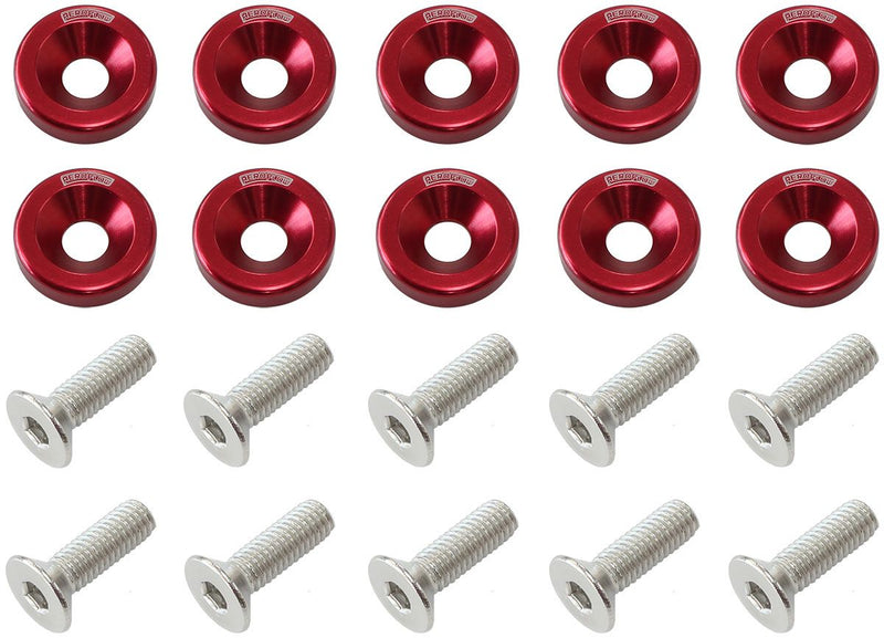 Aeroflow Billet Dress Up Fender Bolt 10 AF64-4374R