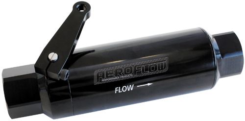 Aeroflow 12Orb Inline Filter With Ball AF66-2051BLK