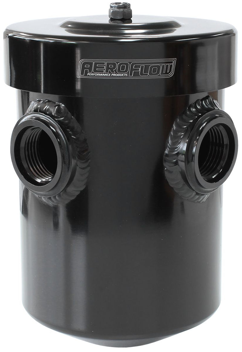 Aeroflow Dry Sump Breather Tank Inte AF77-1019BLK