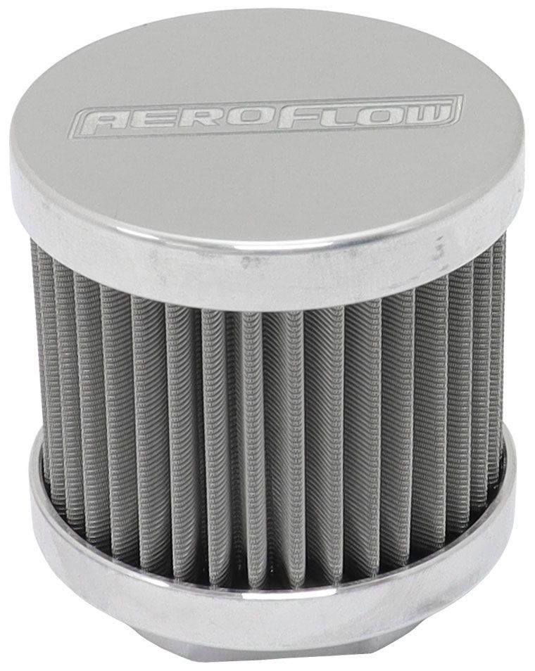 Aeroflow Small 10An S S Billet Breather AF77-2004