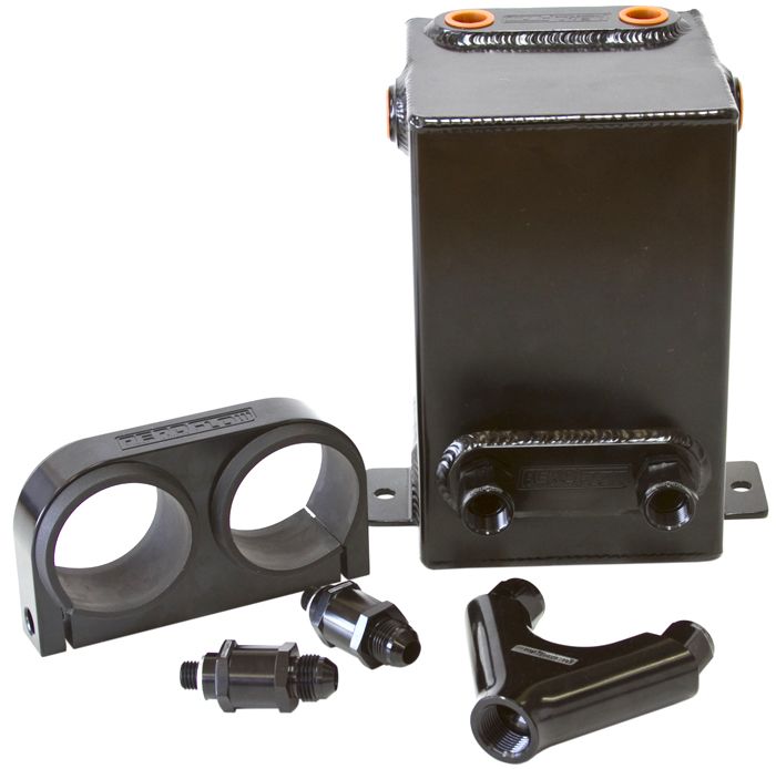 Aeroflow Dual Fuel Pump Surge Tank Kit AF77-2044BLK