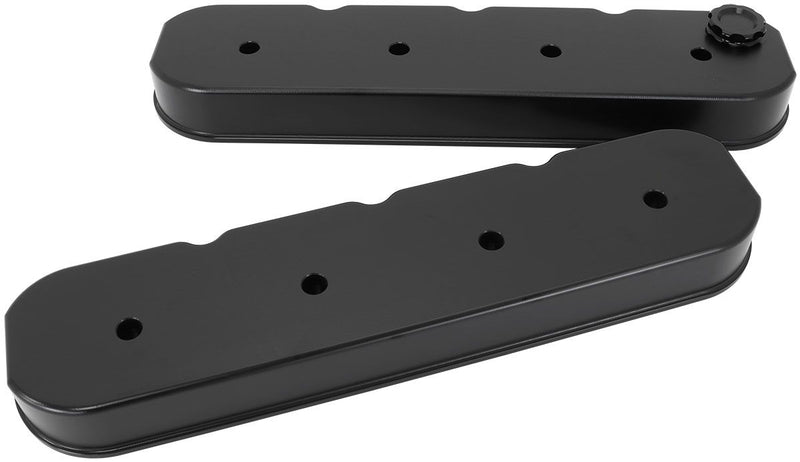 Aeroflow Gm Ls Billet Valve Covers Pair AF77-5011BLK