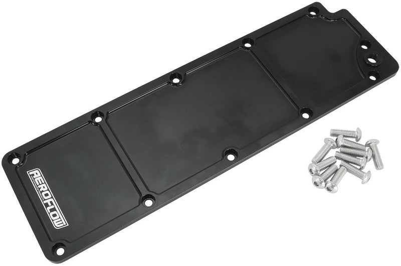 Aeroflow Gm Ls3 Billet Valley Plate AF77-5016BLK