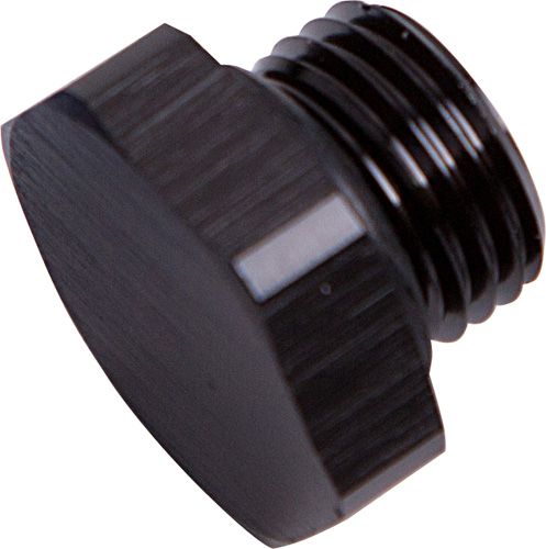 Aeroflow Orb Hex Port Plug 16An AF814-16BLK