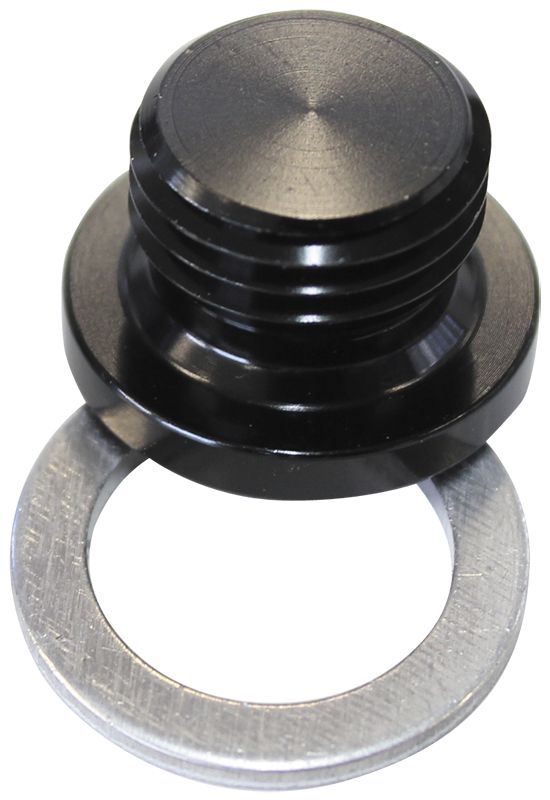 Aeroflow Metric Port Plug M18 X 1 5 AF814-M18BLK