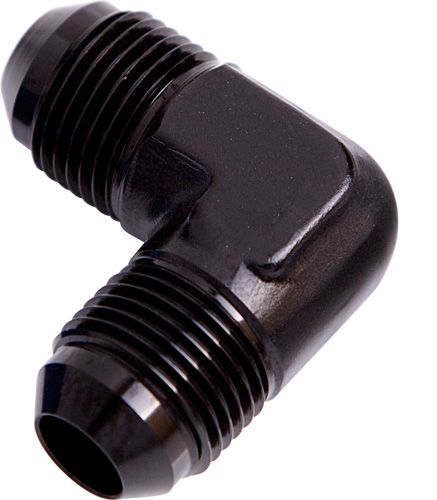 Aeroflow Male Flare Union 90 Deg 12An AF821-12BLK