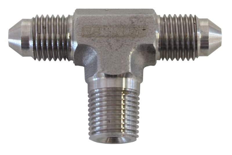 Aeroflow Tee 3An With 1 8 Npt On Side AF825-03SS