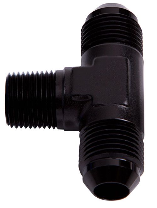 Aeroflow Tee 12An With 3 4 Npt On Side AF825-12BLK