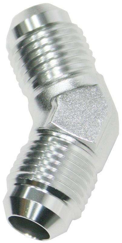Aeroflow Male 6 45 Deg Union Silver AF827-06S