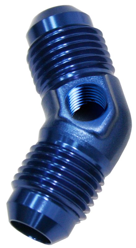 Aeroflow Male 8 45 Deg Union With 1 8 AF827-08P