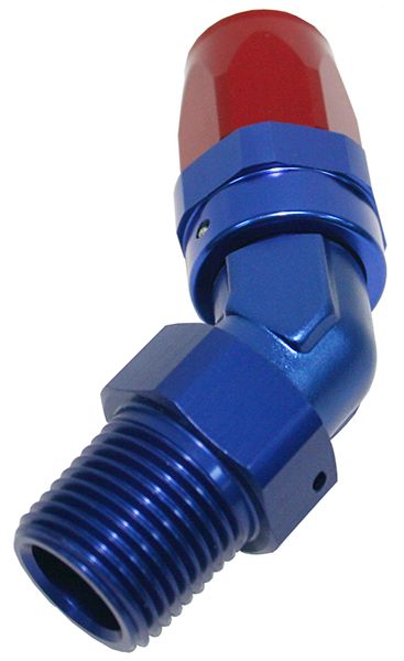 Aeroflow 06 Male 3 8 Npt 45 Deg To 6 Hose AF828-06-06