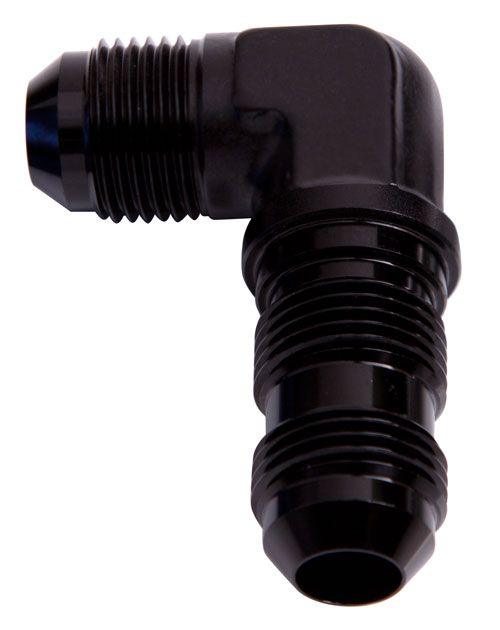 Aeroflow 90 Deg Bulkhead 16An AF833-16BLK