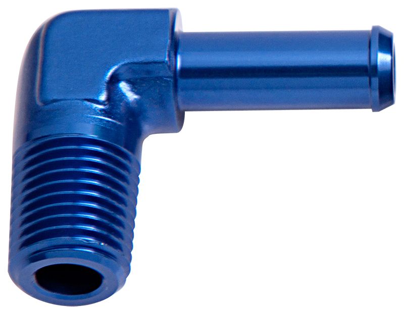Aeroflow 06 90 Deg 1 2 Npt To 3 8 Barb AF842-08-06