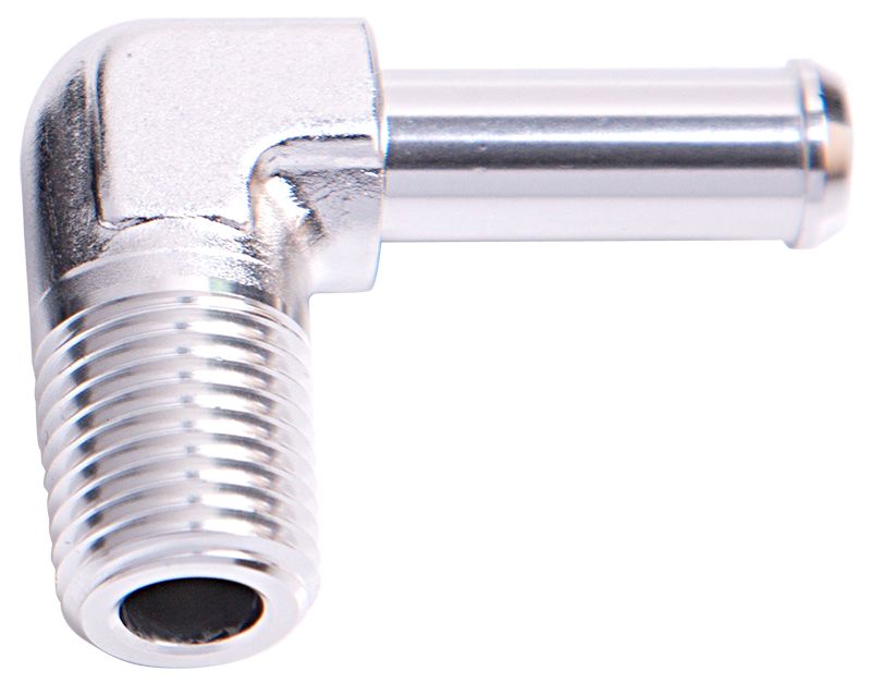 Aeroflow 90 Deg 3 8 Npt To 1 2 Barb AF842-08S