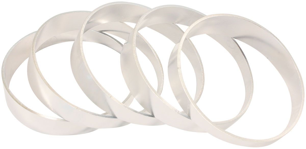 Aeroflow Alloy Pie Cuts 5Pc Makes 45Deg AF8689-400