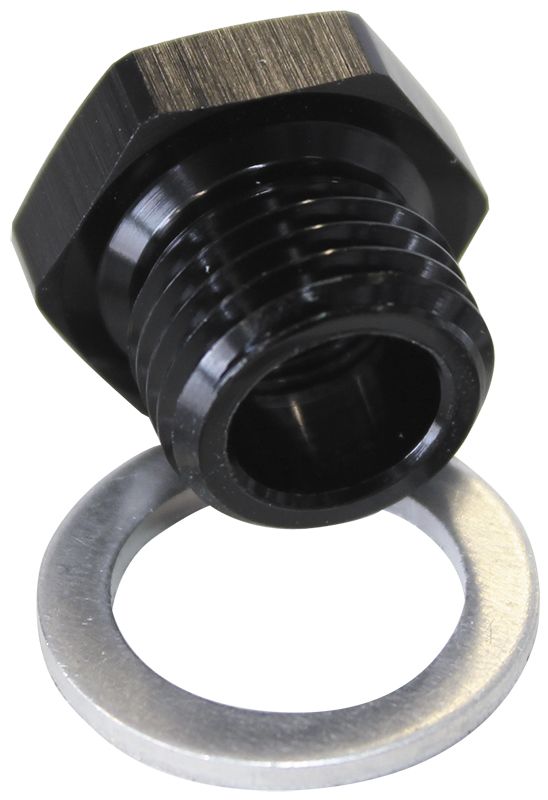 Aeroflow 02Blk M12X1 5 Pipe Reducer To F Male AF912-M12-02BLK