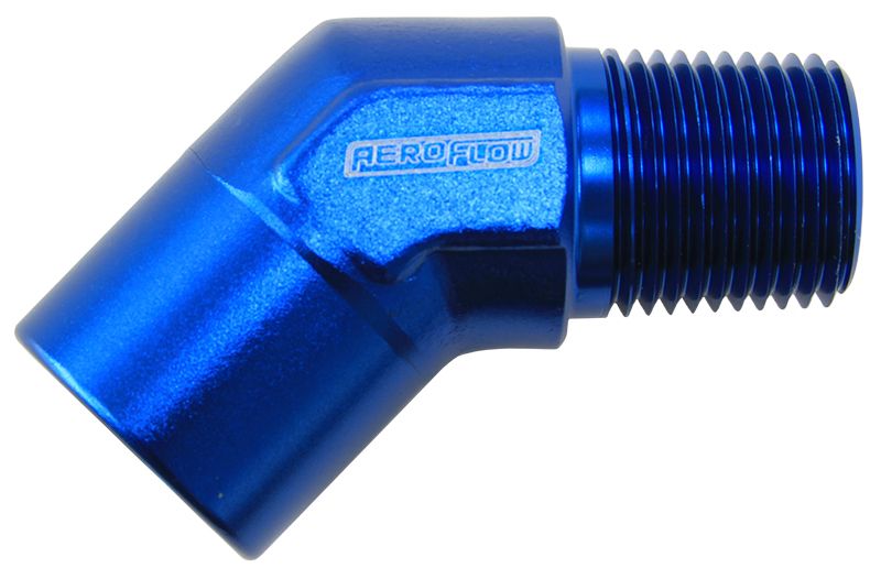 Aeroflow 45 Deg Female To Male 3 4 Npt AF915-10