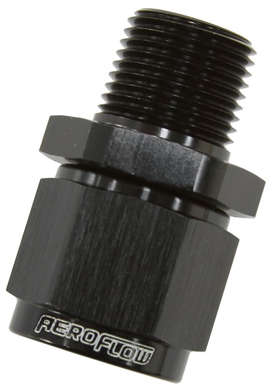 Aeroflow 12Blk 3 4 Npt To 12An Female Nut AF916-12-12BLK