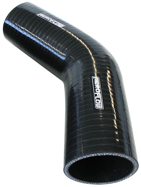Aeroflow Silicone Hose 45 Deg Black AF9202-500