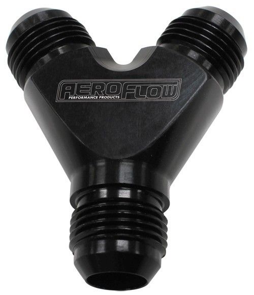 Aeroflow 10Blk Y Block 12An Out 10An In AF930-12-10BLK
