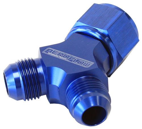 Aeroflow 06 Y Piece 8 Swivel Nut 2X 6An AF931-08-06