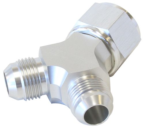 Aeroflow 10S Y Piece 12 Swivel Nut 2X 10An AF931-12-10S
