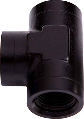 Aeroflow Female Tee 8 Orb AF938-08BLK