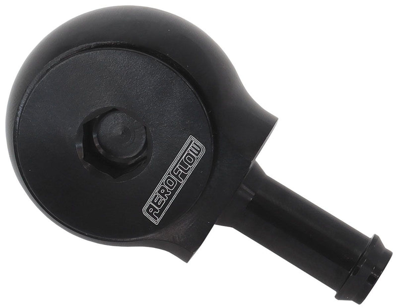 Aeroflow 10Blk Slimline 10Orb To 5 16 Barb AF959-05-10BLK