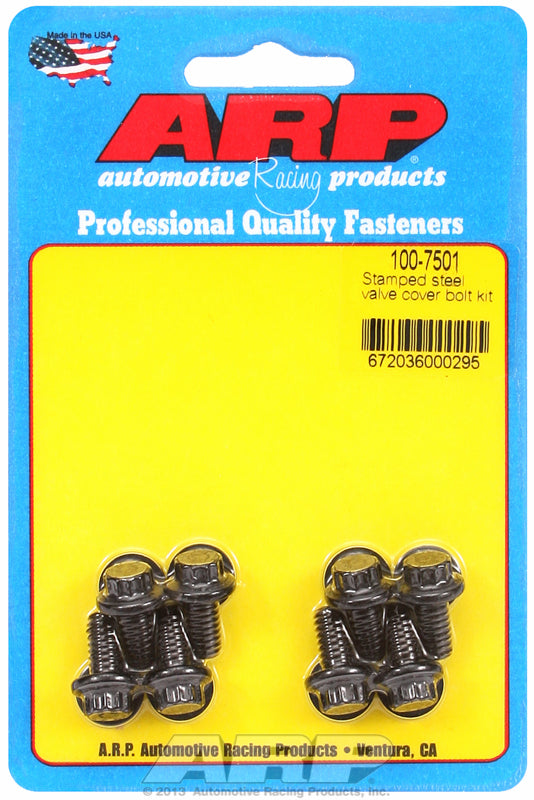 Valve Cover Bolt Kit, 12-Point Head Black Oxide