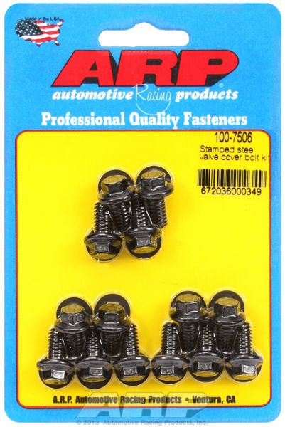 Valve Cover Bolt Kit, Hex Head Black Oxide
