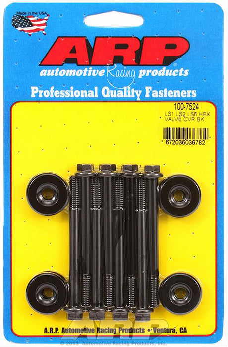 Valve Cover Bolt Kit, Hex Black Oxide