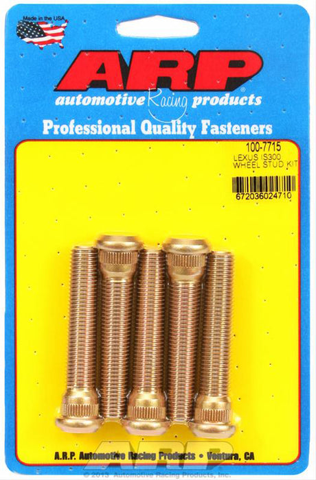 Competition Wheel Studs, M12 x 1.5, 2.600" UHL