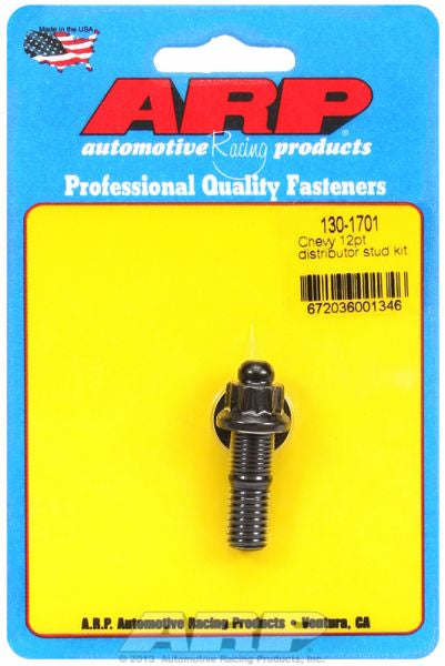 Distributor Stud Kit, 12-Point Nut Black Oxide