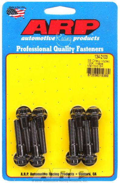 Intake Manifold Bolt Set, 12-Point Head Black Oxide