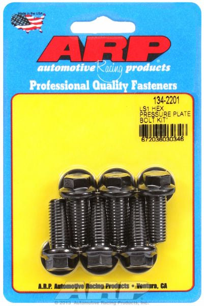Pressure Plate Bolt Kit, Hex Head Black Oxide